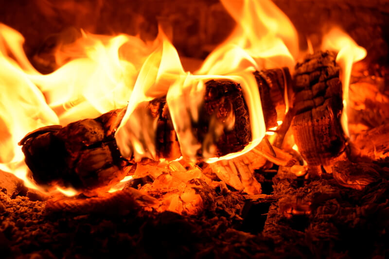 Burning Wood